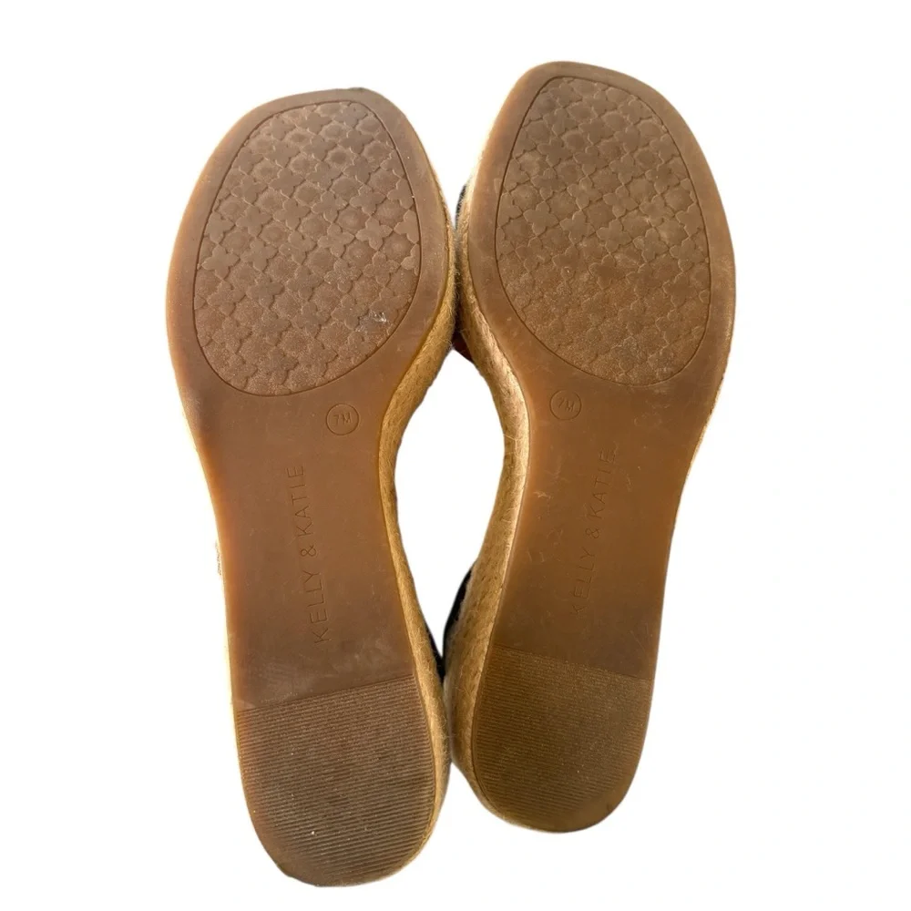 Kelly & Katie Faydrena Espadrille Wedge Sandals 7